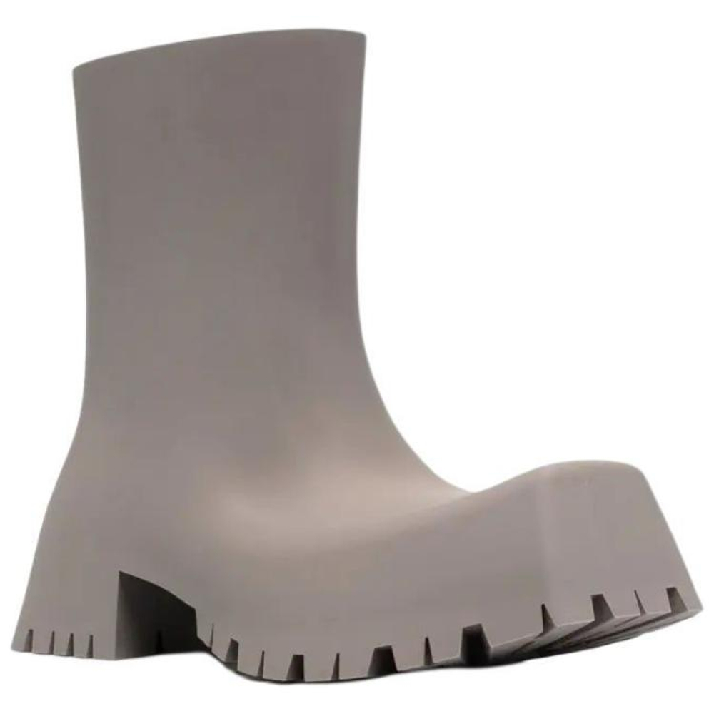 Balenciaga Trooper Rubber Boot Beige Women"s