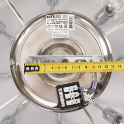 Citilux Вестерос CL307180 Люстра хрустальная потолочная Хром