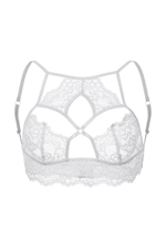 Удлиненный кружевной бралетт (Размер: 46-48) (Цвет: черный)