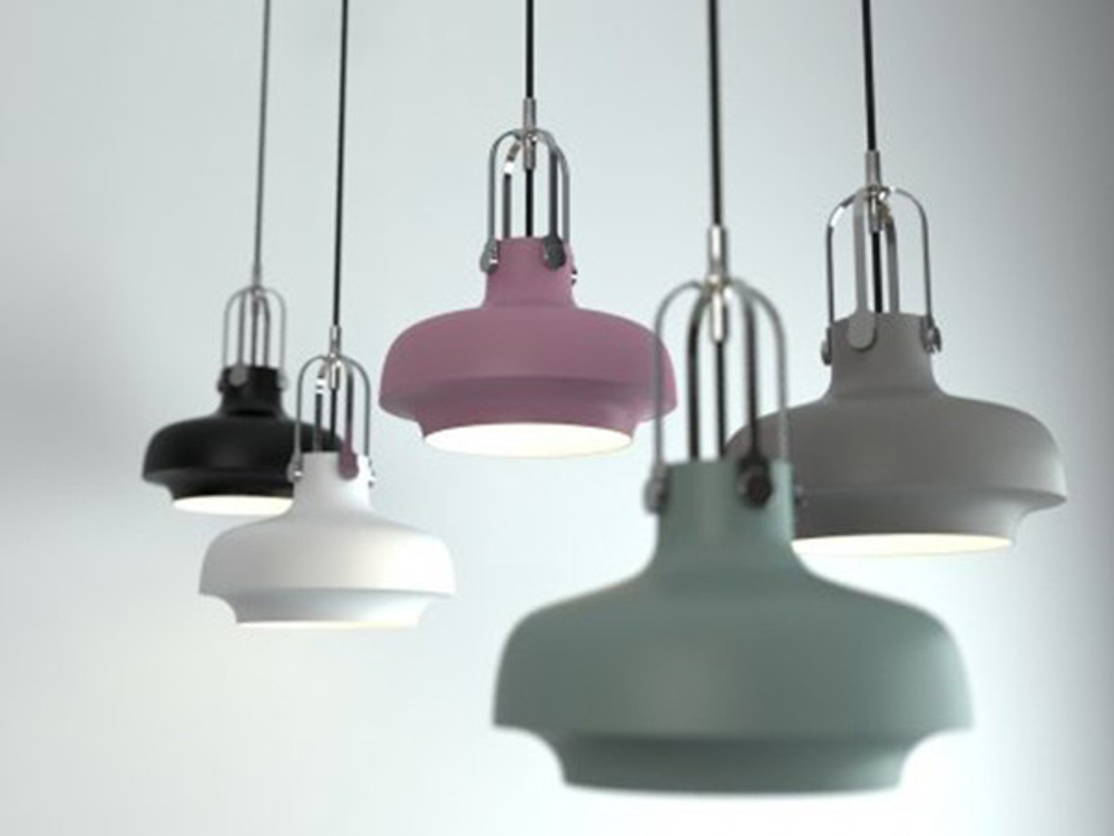 Pendant design lamp Copenhagen by Space Copenhagen D35 (Blue)