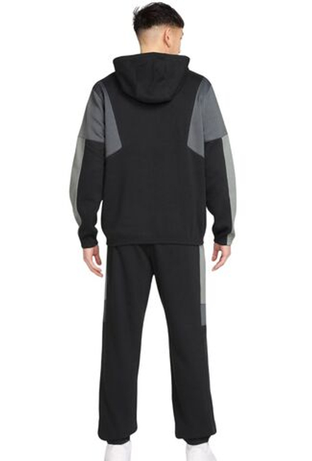 Теннисный костюм Nike Sportswear Club Fleece Hooded - black/light smoke grey/smoke grey/white