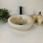 Раковина из оникса Bowl Yellow BO-64260 40*40*15 0196