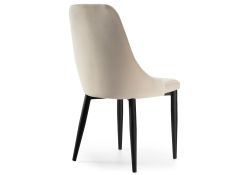 Стул на металлокаркасе Kora beige / black