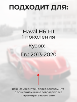 Ремкомплект ограничителей дверей Haval H6 (I-II) (4 двери, тип 201) 2013-2020