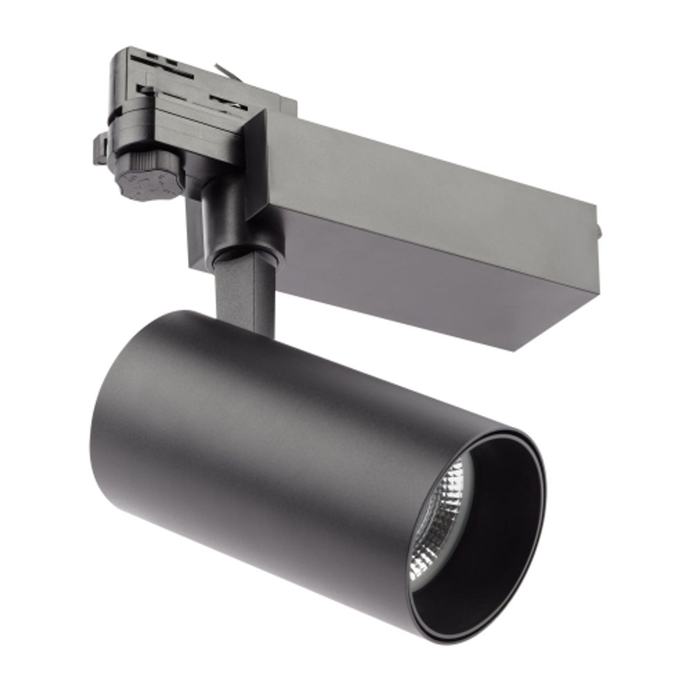 Трековый светильник трехфазный ЭРА SТR-30-36-30K-B30 узкий луч 3000K черный