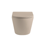 Унитаз подвесной Globo VT1-14SMC безободковый, цвет капучино мат., ультратонкое сиденье soft-close