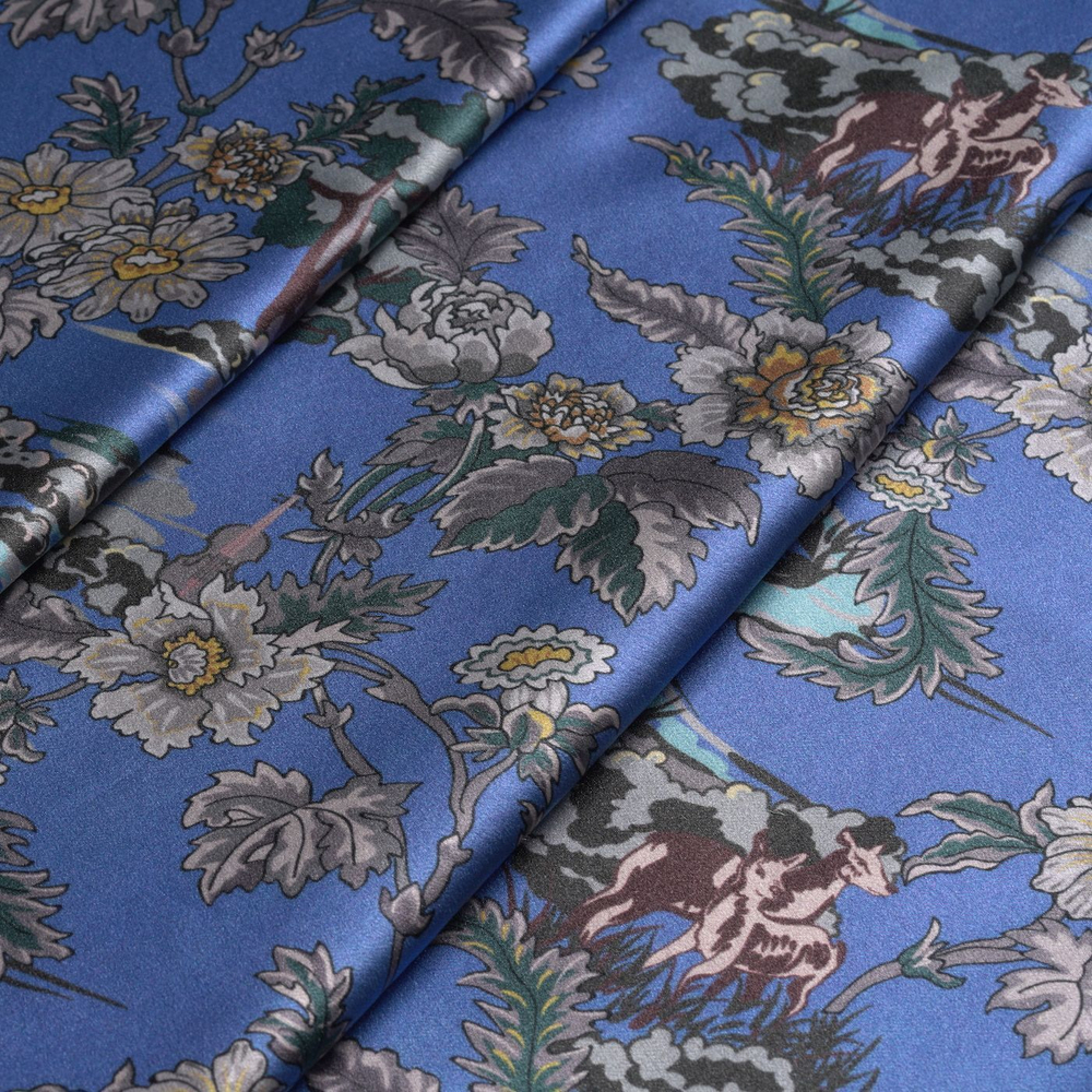 Наволочка 50x70 Mollen Заря васильково-синяя шелковая