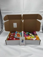 Подарочный набор сладостей 45 штук Сладкий бокс с Лабубу