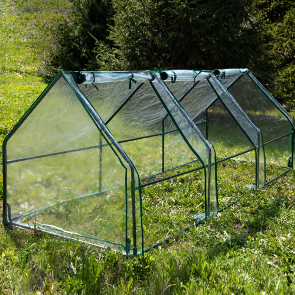 Теплица GREEN APPLE GA-House-3х-frame 2700х900х900 мм 3 отсека | Теплица