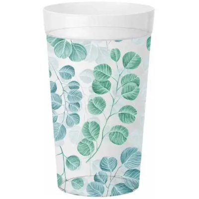 СТАКАН PICNIC С ДЕКОРОМ 380МЛ (Бежевый/Бесцветный)