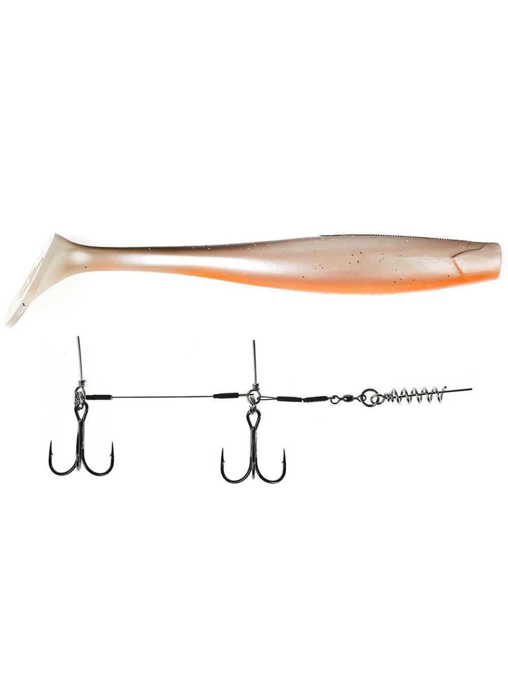 Виброхвост LJ 3D BBS Series GIANT KUBIRA SWIM SHAD 10,3in (26,00)/PG25 1 шт. в упак.+Stinger XL
