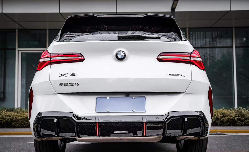 Обвес с подсветкой для BMW X3 G45 2025 БМВ аэродинамический тюнинг губа и диффузор бампера