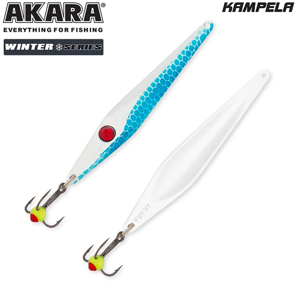 Блесна зимняя Akara Ice Kampela 55 4 гр. 1-Sil/Sil