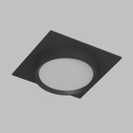 DK2091-BK Встраиваемый светильник FLAT, IP 20, до 15 Вт, GX53, LED, черный, алюминий