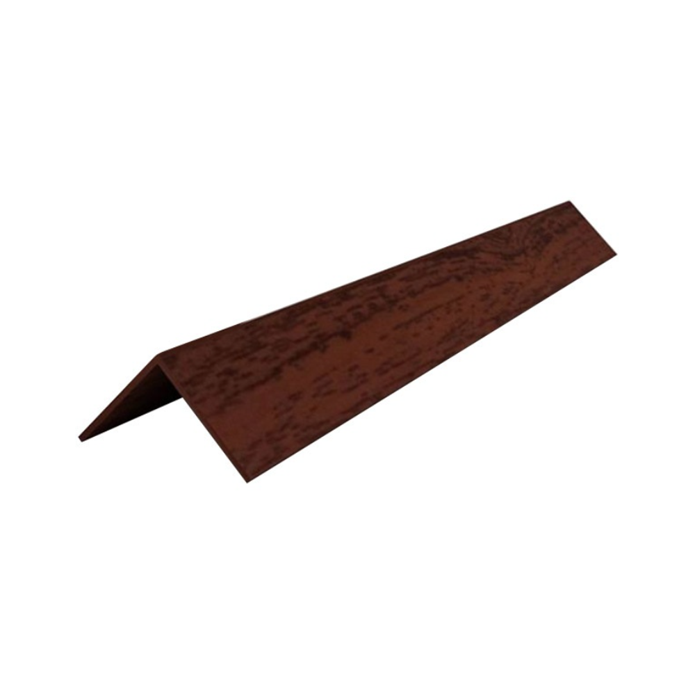 Угол отделочный из ПВХ Ideal, махагон, 2700х20х20 мм 191153