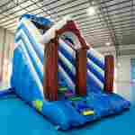 Коммерческий надувной батут «Зимняя горка Арктика», 6*4*6 м