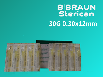 Игла инъекционная 30G (0,30х12мм) СТЕРИКАН (Sterican) уп.100шт B.Braun, Германия