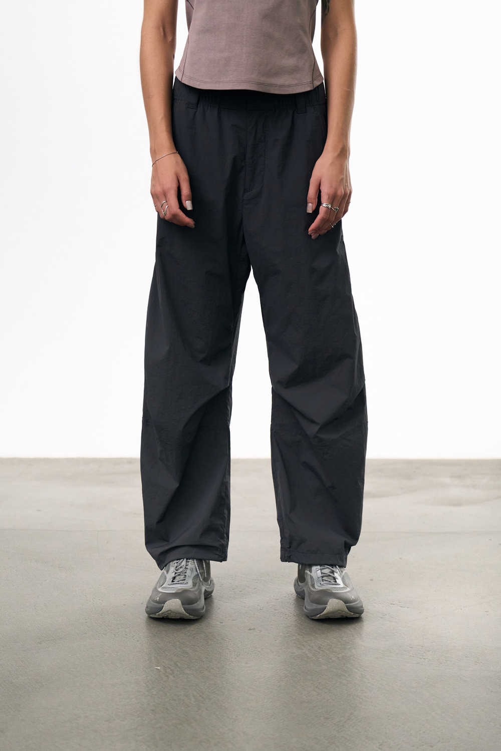 Брюки Nothomme Blue Monte Lightweight Curved-Leg Pants "Rock Cliff Gray" Women's