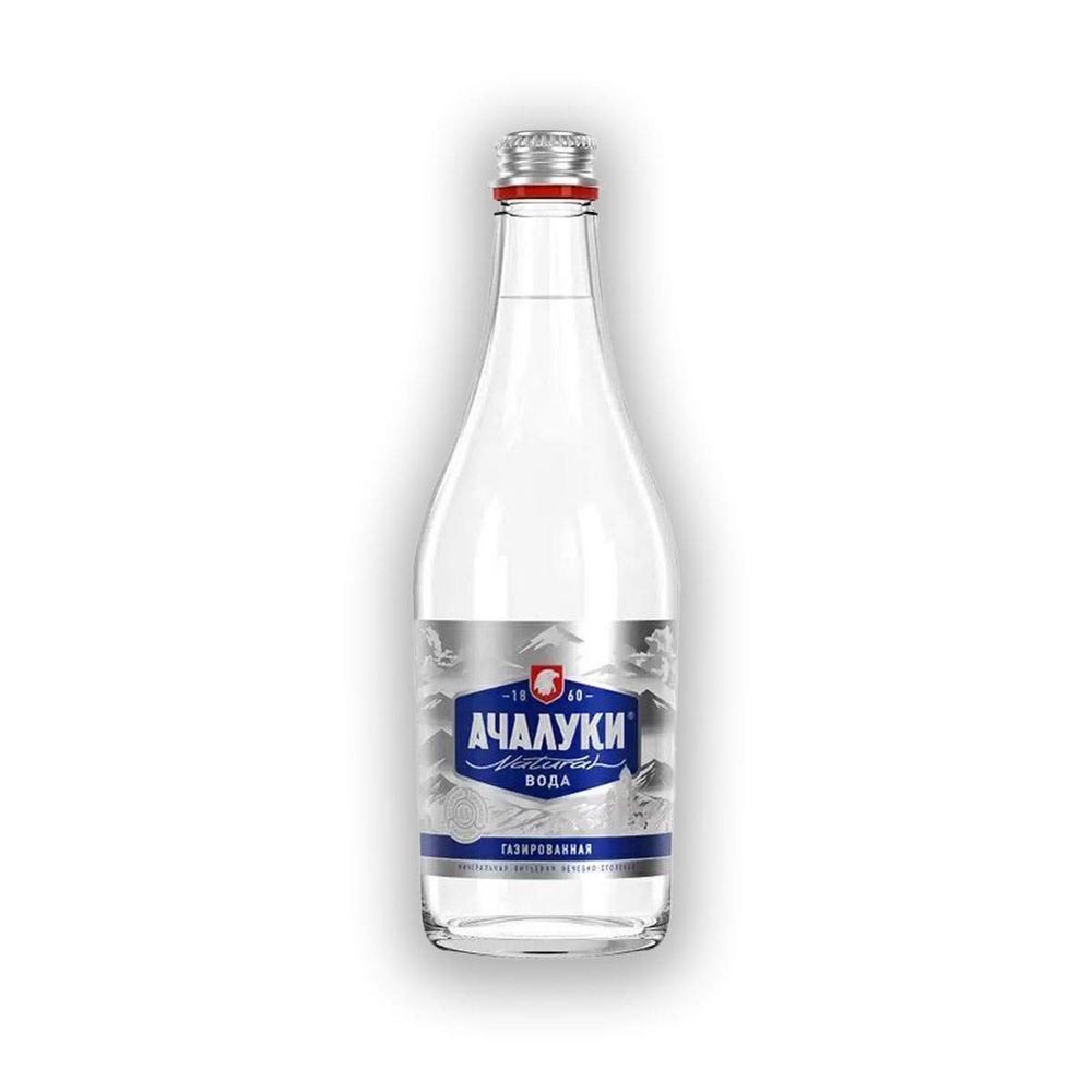 Вода минеральная газированная, Ачалуки стекло, 0.5л
