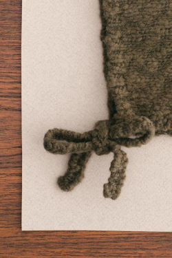 ZARA TIMELESS — ЧЕПЧИК С ШЕРСТЬЮ, ТЕМНЫЙ ХАКИ