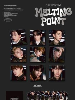 Альбом ZEROBASEONE - MELTING POINT 2nd Mini Album DIGIPACK 9 Version SET