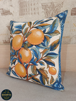Декоративный гобеленовый чехол Лимоны 47х47
