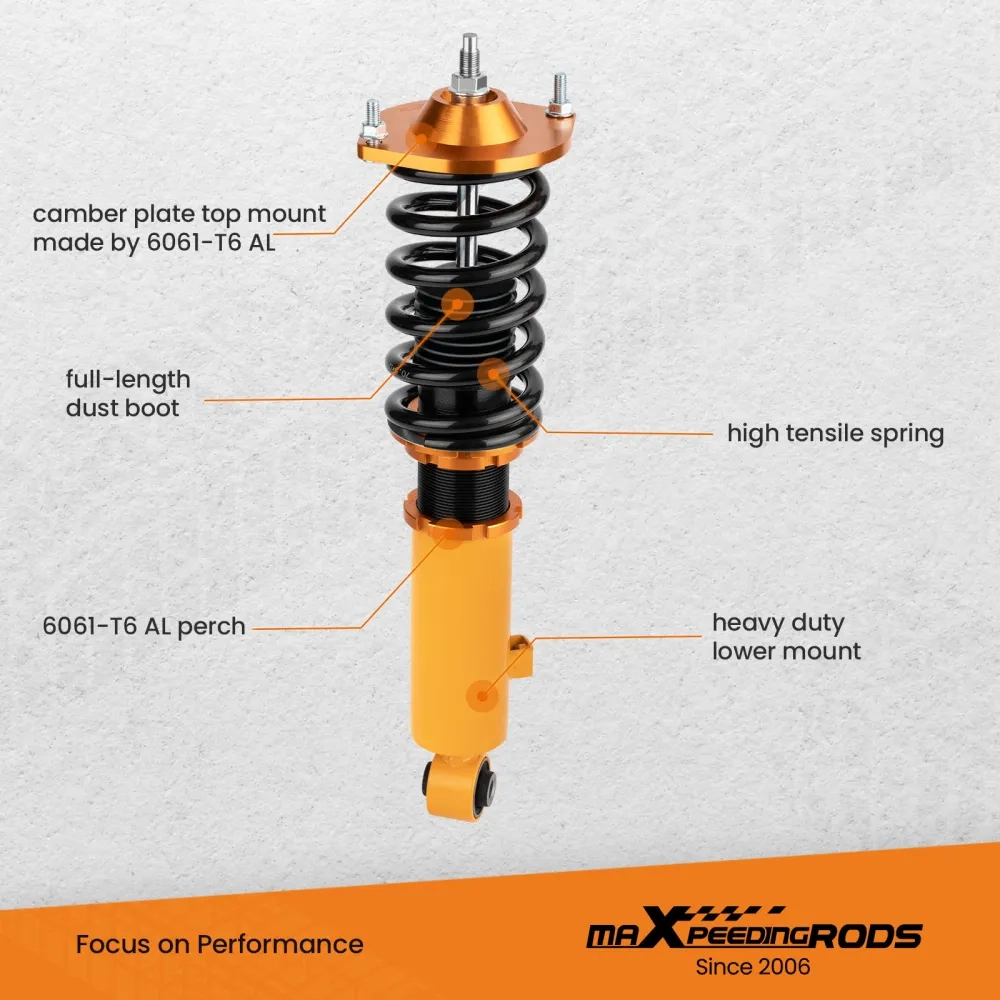 Coilovers Struts Kit подходит для автомобиля Mazda Miata MX5 NA NB 1990-2005 Adjustable Height