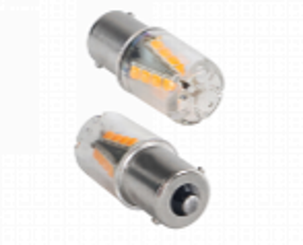 ZMB P21 LED 16SMD(3030) 2.5W 12-24V Оранжевый (Пара)