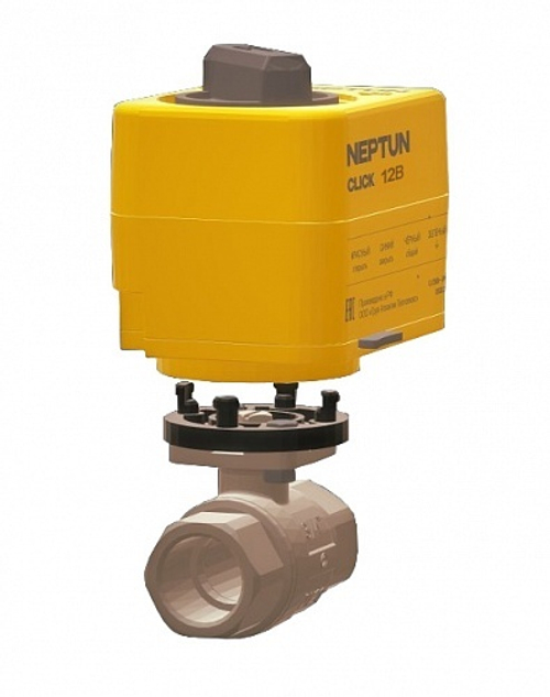 Neptun Bugatti Click 18В 1/2 - шаровой кран с электроприводом
