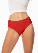 Трусики-бразилиана Cheekie (Размер: M) (Цвет: красный)