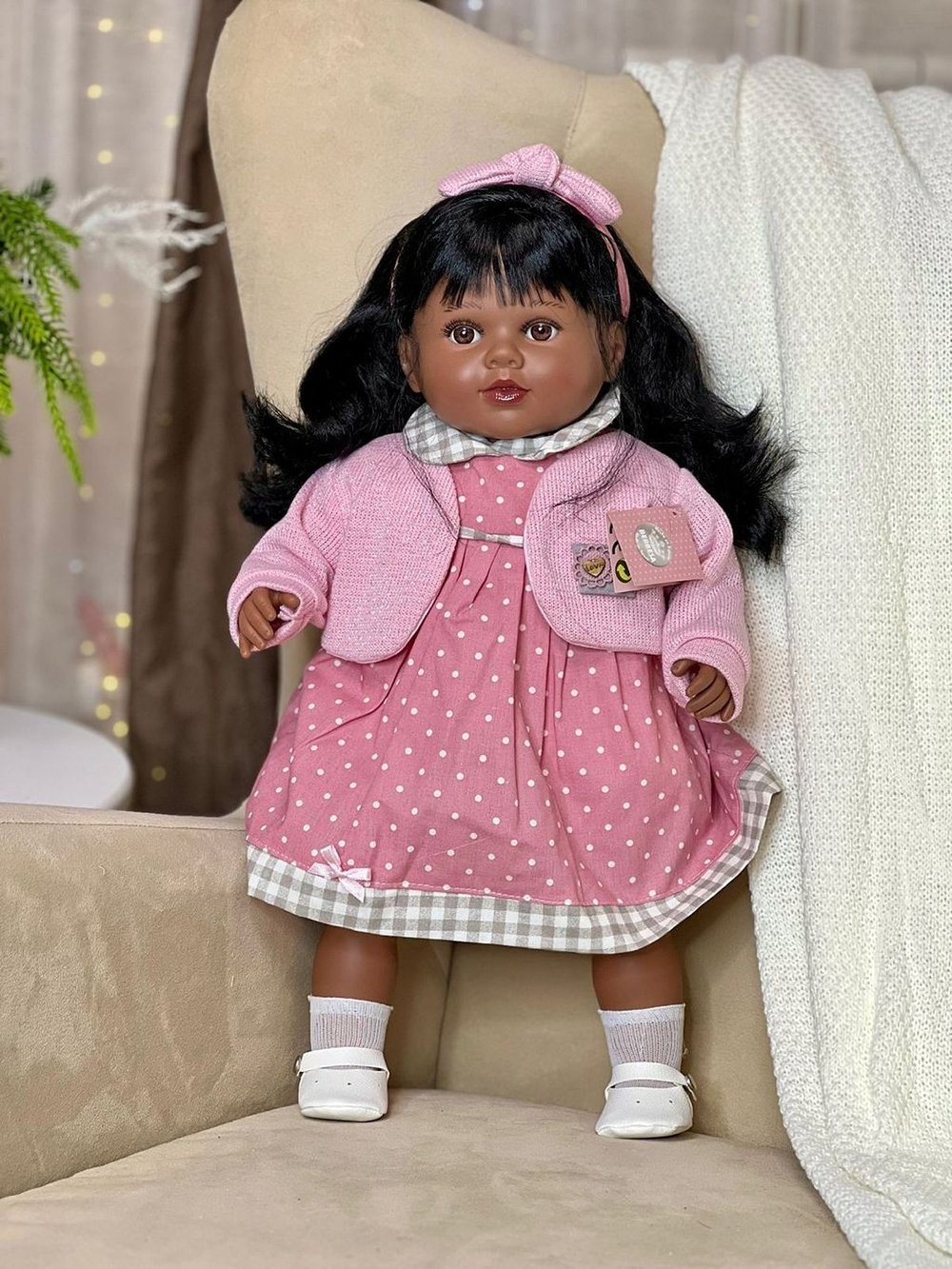 Кукла Berbesa мягконабивная 52см Carla (7223NS)