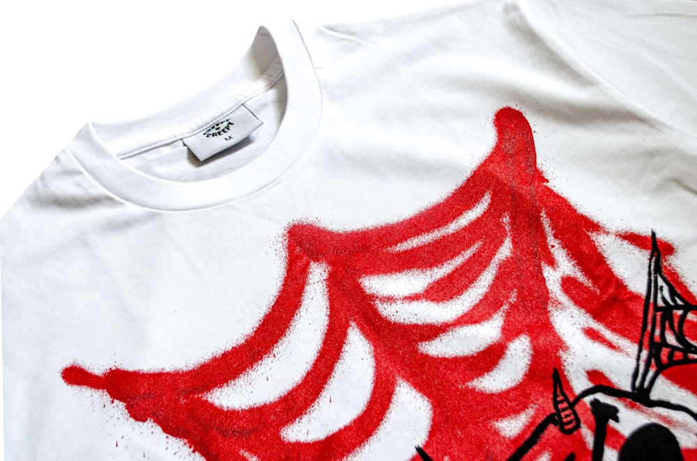 Футболка Creepy Clothing Граферти белая