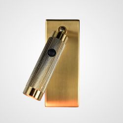 Бра Chelsom Wall Led Knurl Brass By Imperiumloft