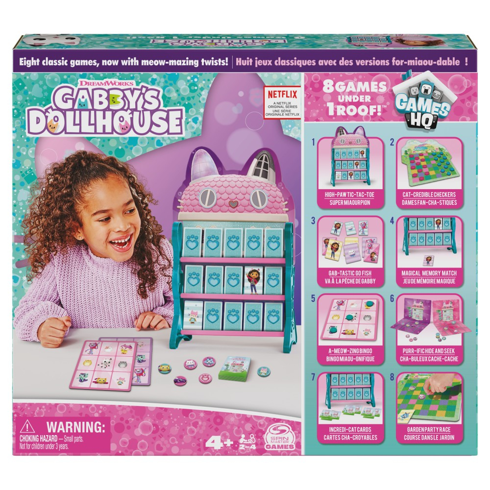 Koci Domek Gabi - Набор игр 8в1 Шашки, лото, карты 20139992