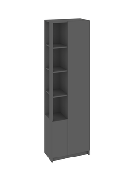 Шкаф РИЧАРД-1 /600*2000*350/ правый анкор белый / дуб аризона