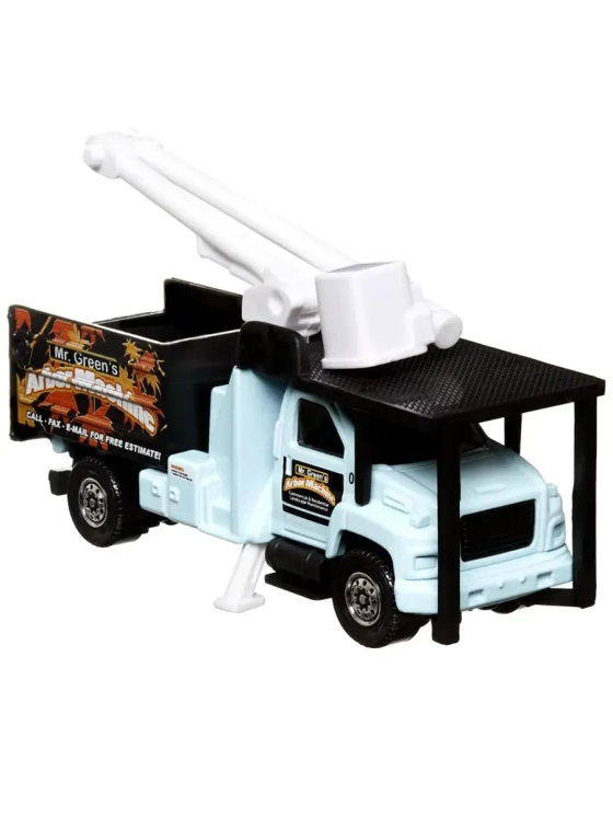 Машинка Хот Вилс Matchbox GMC Topkick Trimming Truck HLN03