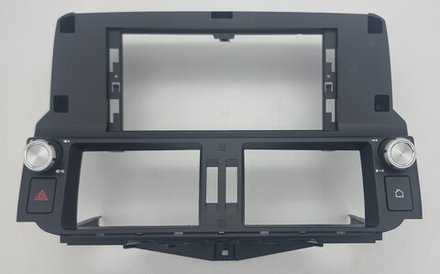 Магнитола для Toyota Land Cruiser Prado 150 2009-2013 (низкая комплектация) - Carmedia ZH-T1208FW+KP-T-12-6128-TS10 монитор 12.3" на Android 12, 6Гб+128Гб, CarPlay, 4G SIM-слот