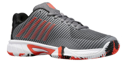 Детские теннисные кроссовки K-Swiss Hypercourt Express 2 HB Junior - steal gray/jest black/spicy orange