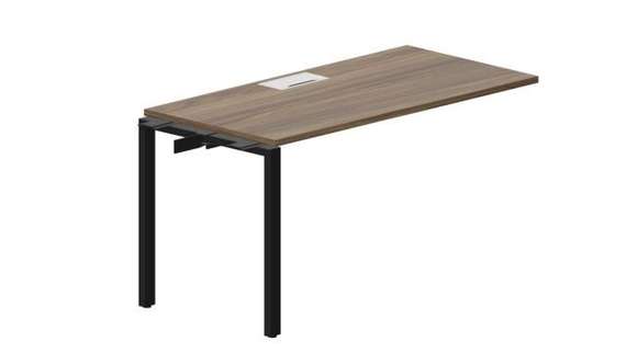 стол Strike 1380х680х750мм (металлический аутлет) - приставной элемент