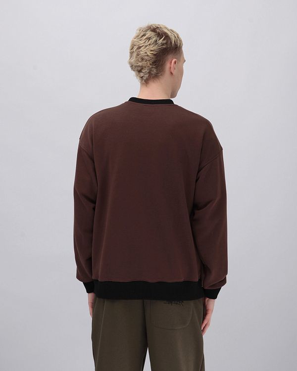 Толстовка Crewneck Biglogo Brown - фото 4