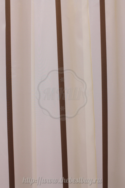 Тюль из жаккарда: Холли (S207-1) - (300х280)х2 см. - коричневый
