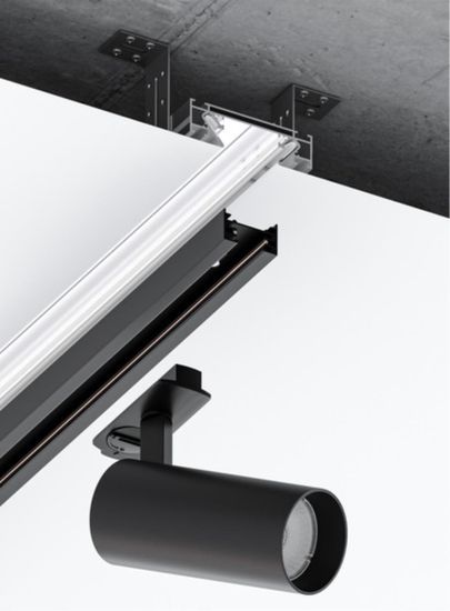 A632205 ПРОФИЛЬ ДЛЯ МОНТАЖА ОДНОФАЗНОГО ШИНОПРОВОДА В НАТЯЖНОЙ ПОТОЛОК