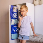 Кармашки для детского сада на резинке. Робот