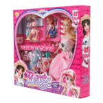 Кукла тип Модель на шарнирах с ребенком и аксессуарами, коробка YY2036T