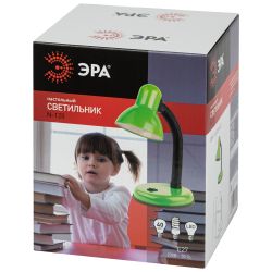 Настольный светильник ЭРА N-211-Е27-40W-GR зелёный | Настольные светильники под лампу