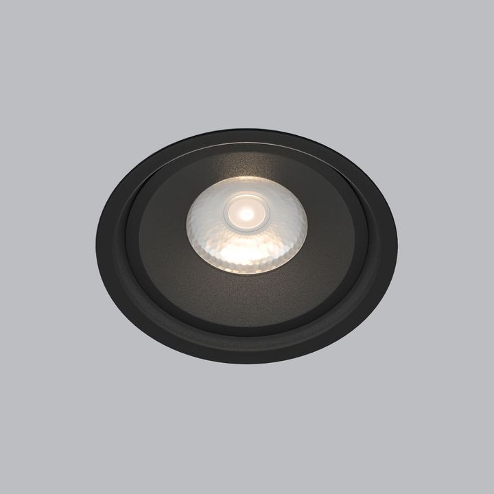 Встраиваемый светодиодный светильник Elektrostandard Slide 25083/LED 6W 4200K чёрный a062944