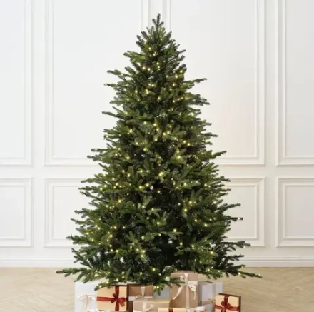 Елка с гирляндой встроенной «Elegance» (Литая+пвх) 150 см / 1,5 м