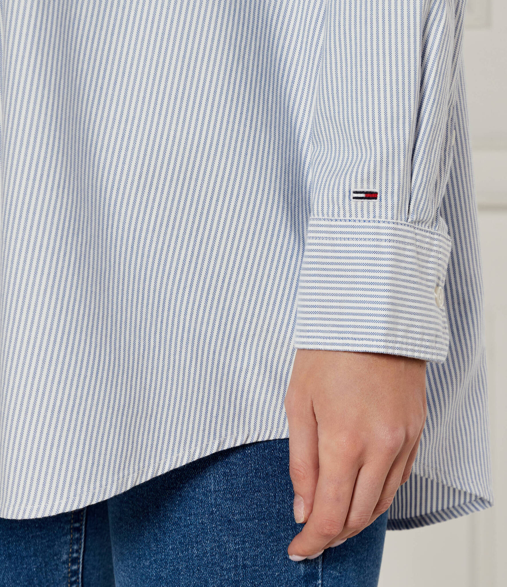 Рубашка Tommy Jeans - голубой(DW0DW20209)