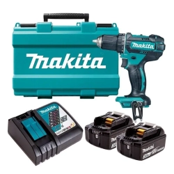 Makita DDF485RFE аккумуляторная дрель-шуруповерт (2 x 3 Ач, ЗУ)