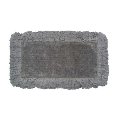 Коврик с воланами "Серое облако" 55x100см